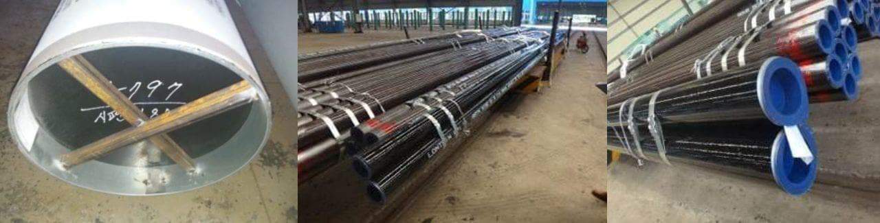 pipe packing with end cap