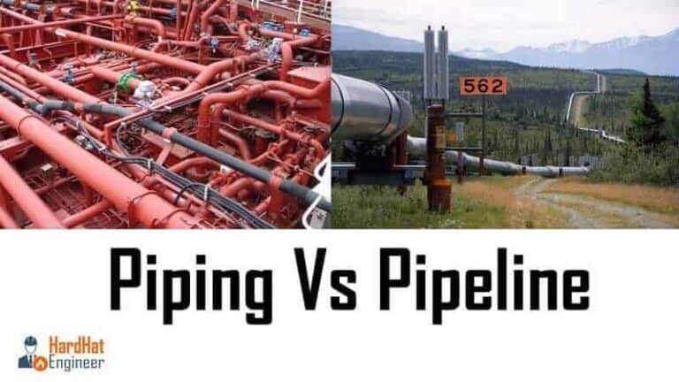 Difference between Piping and Pipeline