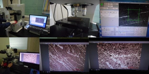 metallurgical test of carbon steel