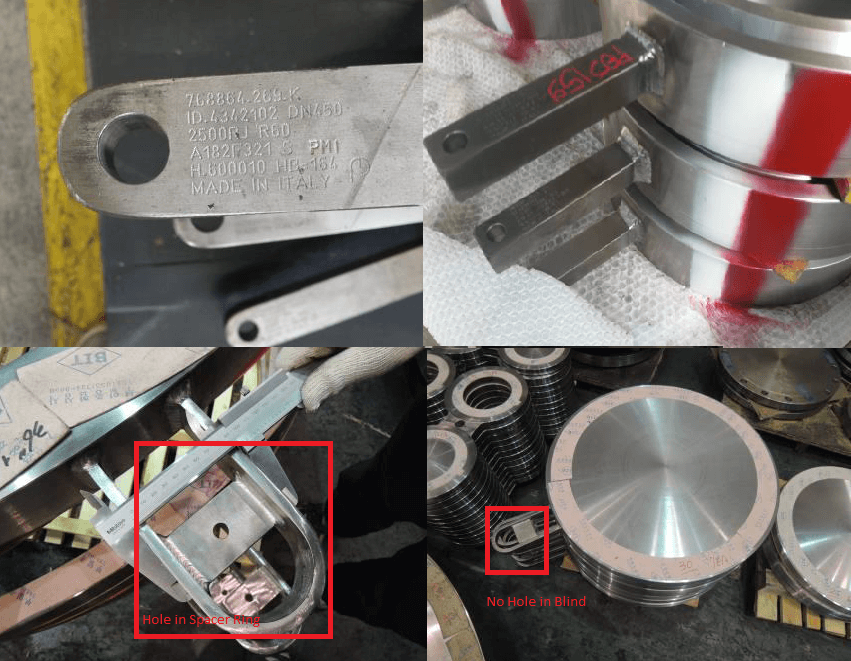 spectacle flange identification
