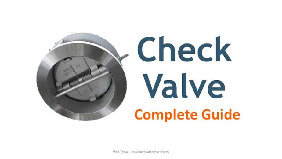 What is a Check Valve? Learn about Check Valves Types and Parts