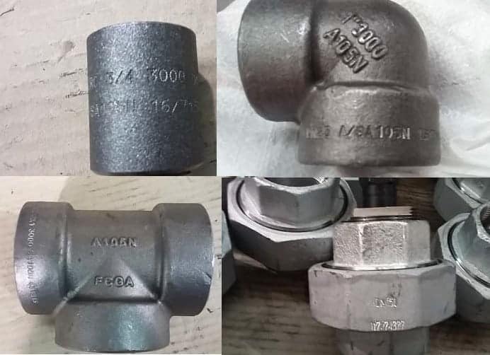 A105 Forged elbow, tee, coupling and swage