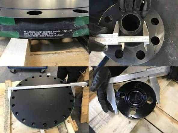 ASTM A105 Flange Inspection and marking