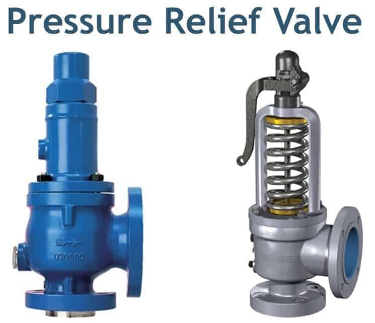 Pressure Relief Valve with & without spring cover