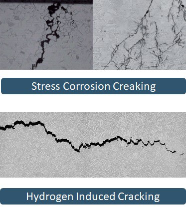 Sulphide Stress Cracking and Hydrogen Induced Cracking Service