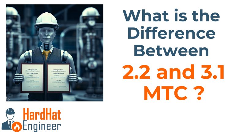 What is the Difference Between 2.2 and 3.1 Material Test Certificate